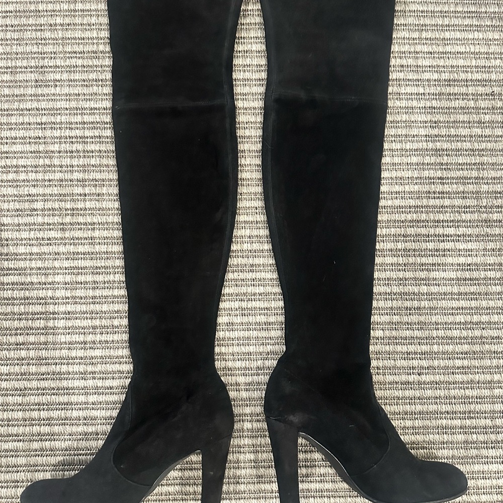 Stuart Weitzman Black Over-the-Knee Boots